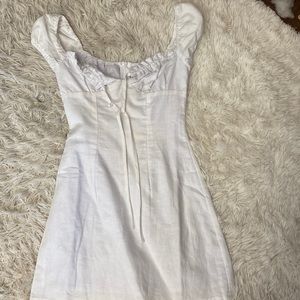 Brand new white linen dress